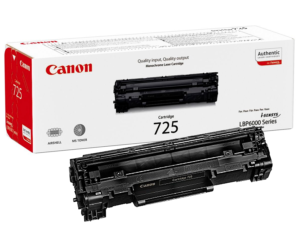 TONER CANON LASER CRG 725 PRETO LBP6000 LBP6000B LBP6020 LBP6020B 1600 PAG