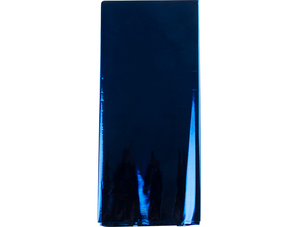 PAPEL CELOFANE LIDERPAPEL 50X70 CM 22GR BOLSA DE 5 FOLHAS AZUL