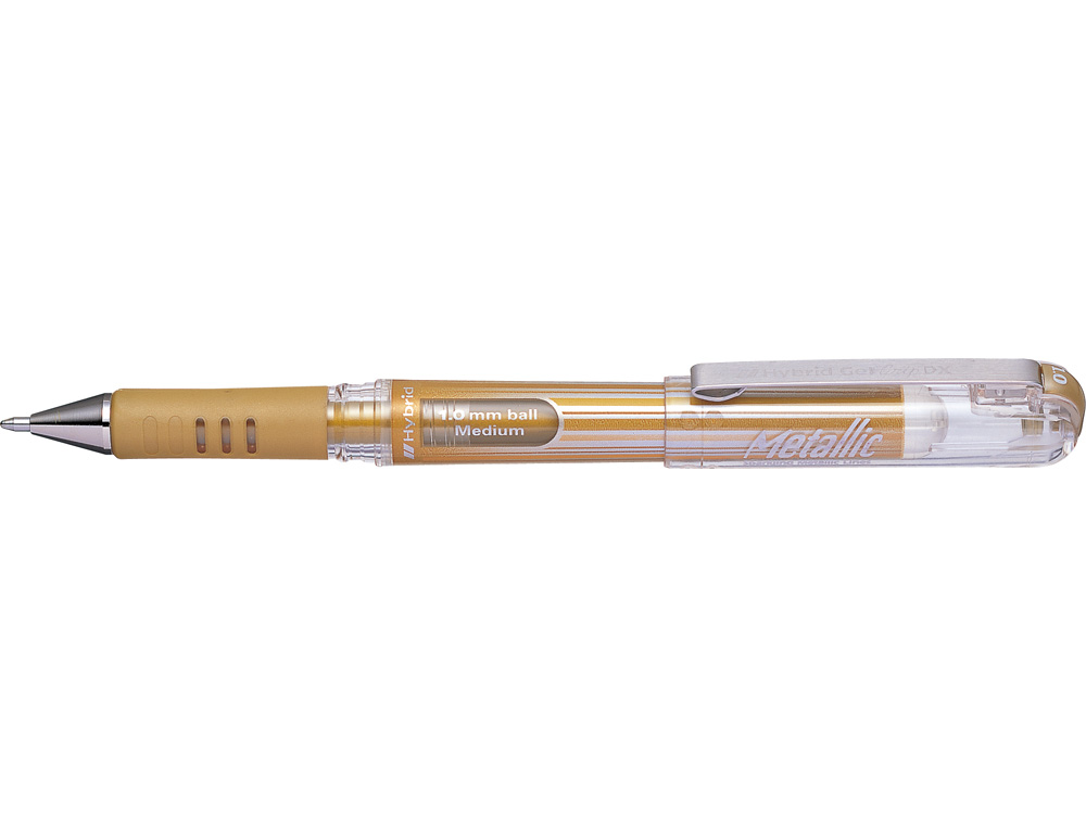 ROLLER PENTEL HYBRID GEL K230M PONTA DE 1,0 MM COR OURO