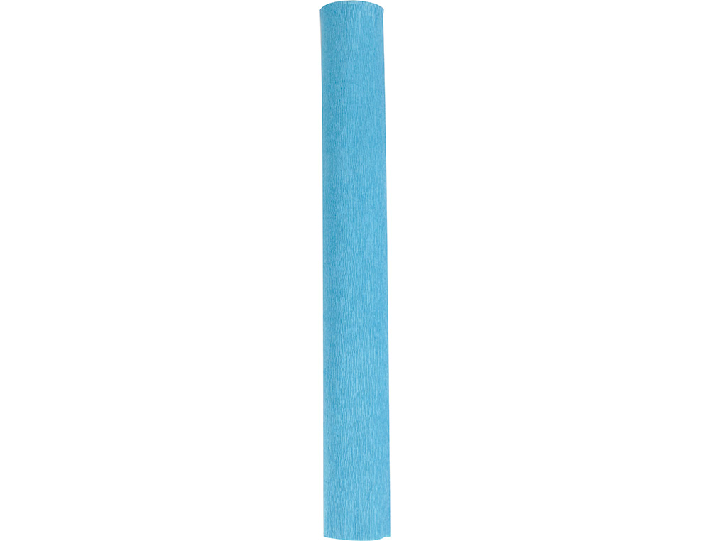 PAPEL CREPE FLORISTA LIDERPAPEL 50 CM X 2,5 M 85GR CELESTE