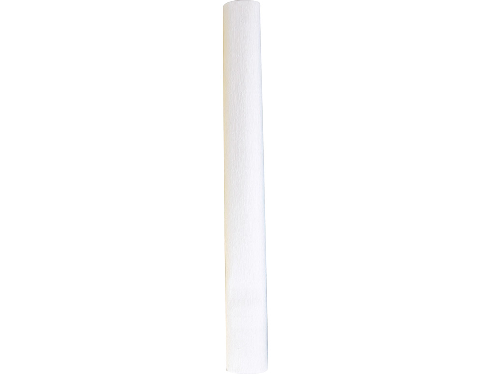 PAPEL CREPE FLORISTA LIDERPAPEL 50 CM X 2,5 M 85GR BRANCO