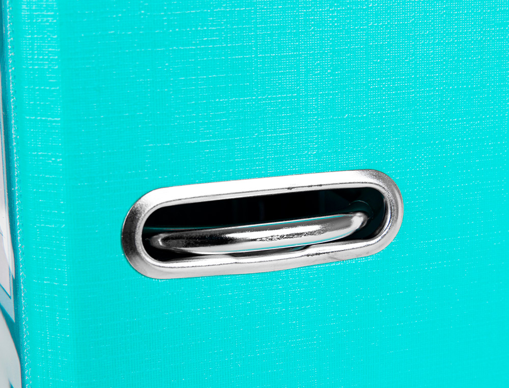 PASTA DE ARQUIVO DE ALAVANCA LIDERPAPEL DOCUMENTA PVC FOLIO LOMBADA 75 MM VERDE CLARO