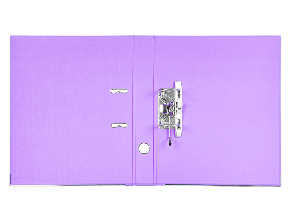 PASTA DE ARQUIVO DE ALAVANCA LIDERPAPEL DOCUMENTA PVC FOLIO LOMBADA 52 MM LILAS
