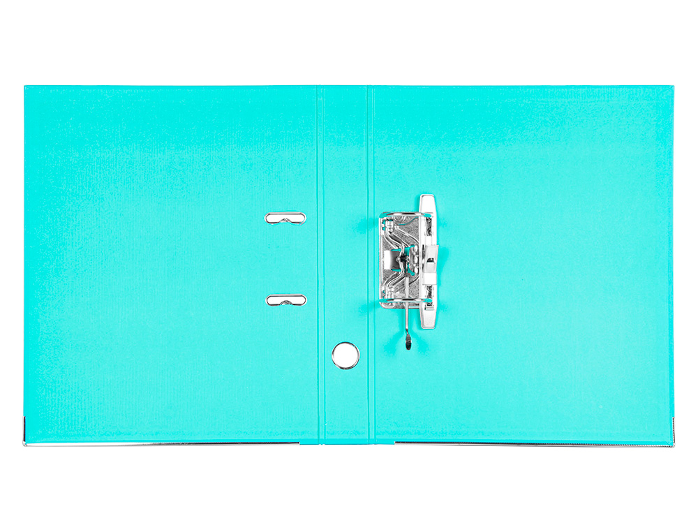 PASTA DE ARQUIVO DE ALAVANCA LIDERPAPEL DOCUMENTA PVC FOLIO LOMBADA 52 MM VERDE CLARO