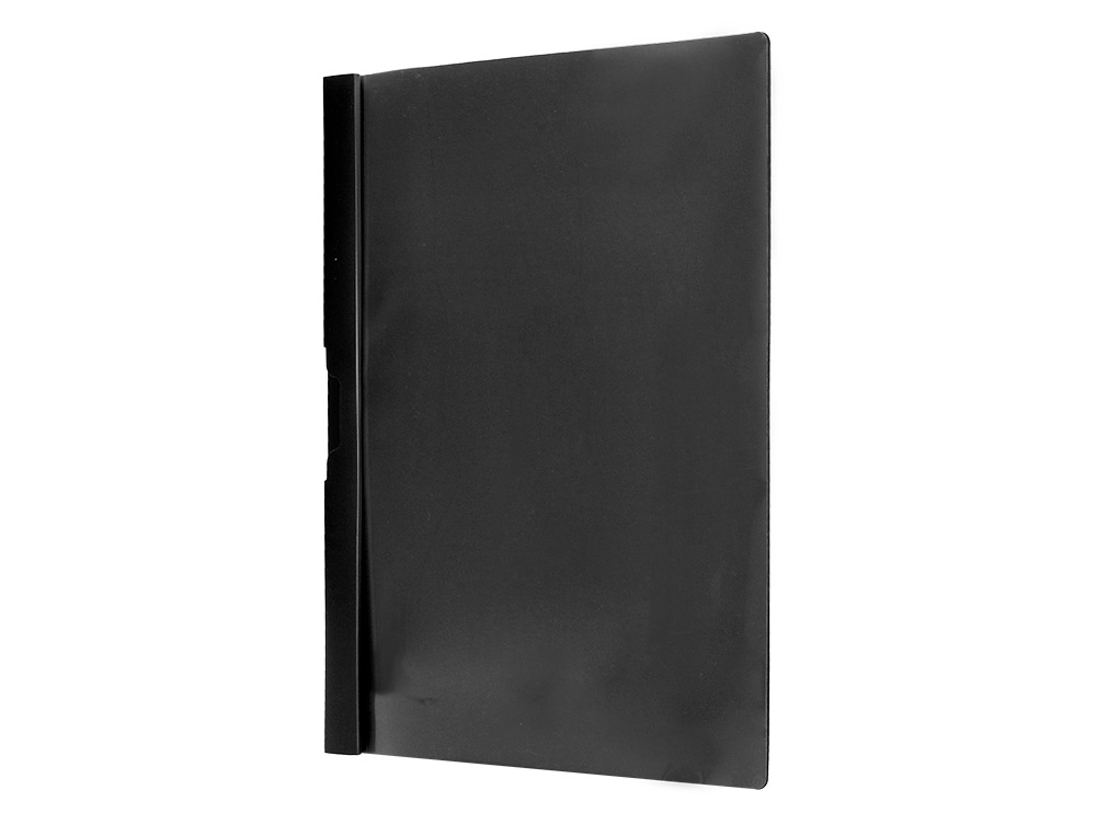 PASTA DOSSIER C/CLIP LATERAL, FROSTY PRETO (PACK C/10)