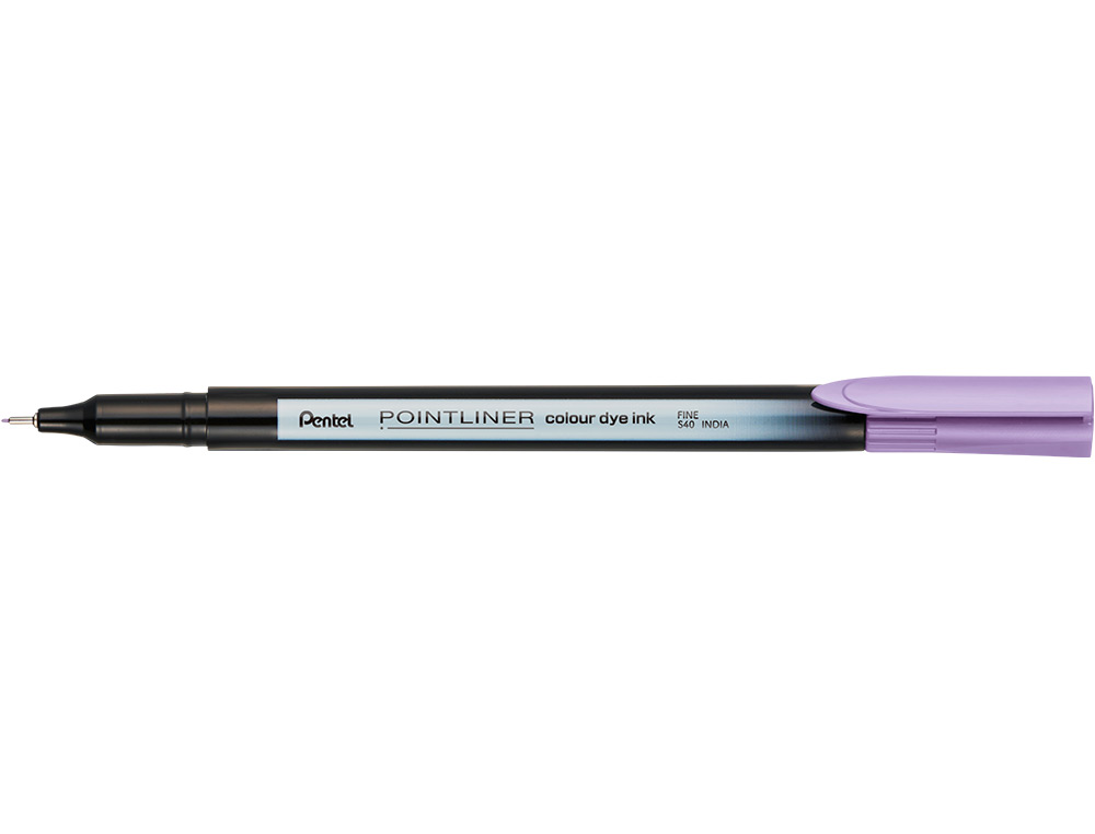 MARCADOR PENTEL DE FIBRA POINTLINER LAVANDA 0,4 MM