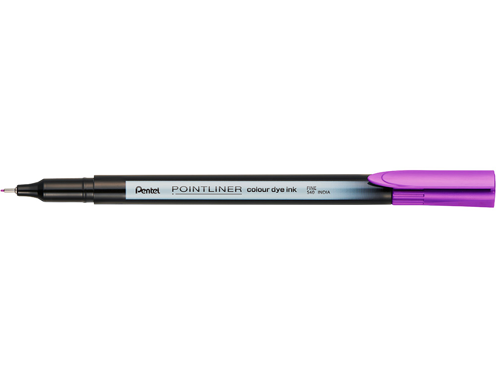 MARCADOR PENTEL DE FIBRA POINTLINER ROXO REAL 0,4 MM
