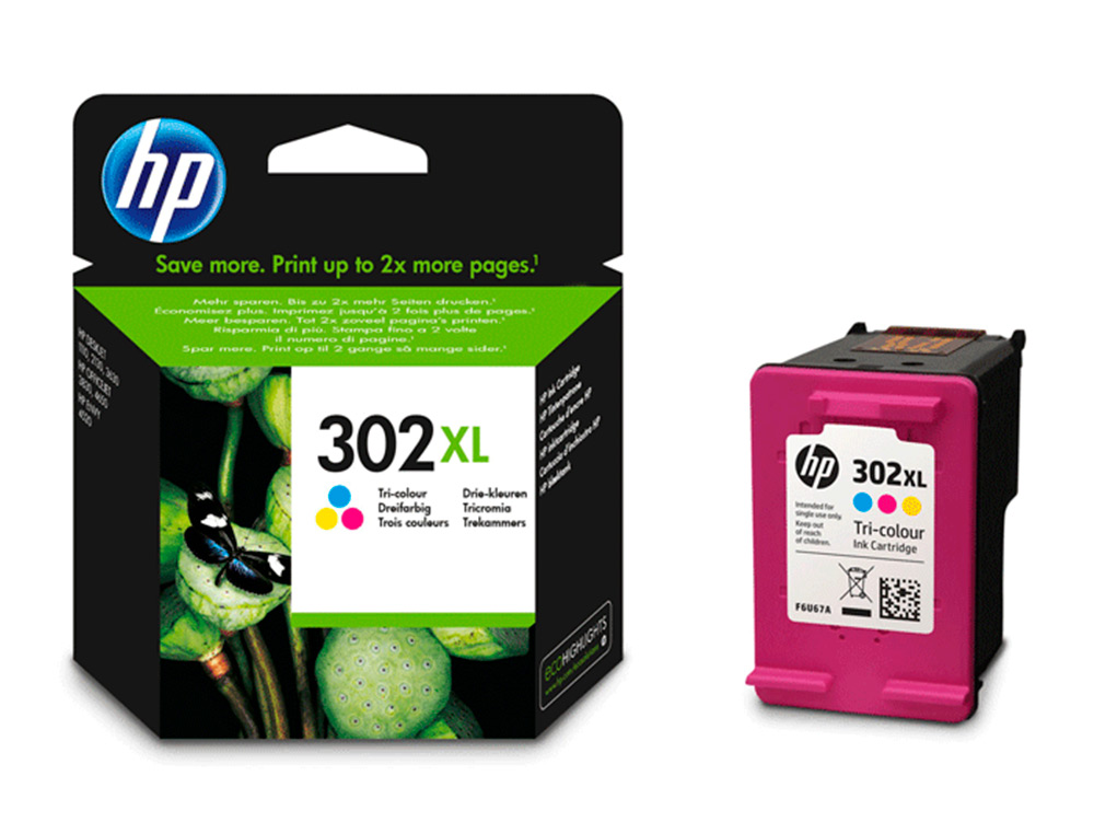 TINTEIRO HP 302 XL ENVY 4524 / 4527 / 4528 / 4521 TRICOR 330 PAG