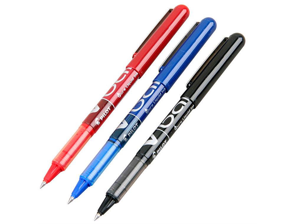 MARCADOR PILOT ROLLER V-BALL AZUL 0.5 MM