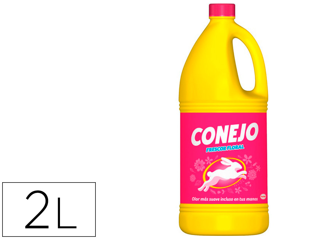 LIXIVIA CONEJO FRESCURA FLORAL GARRAFA DE 2 LITROS
