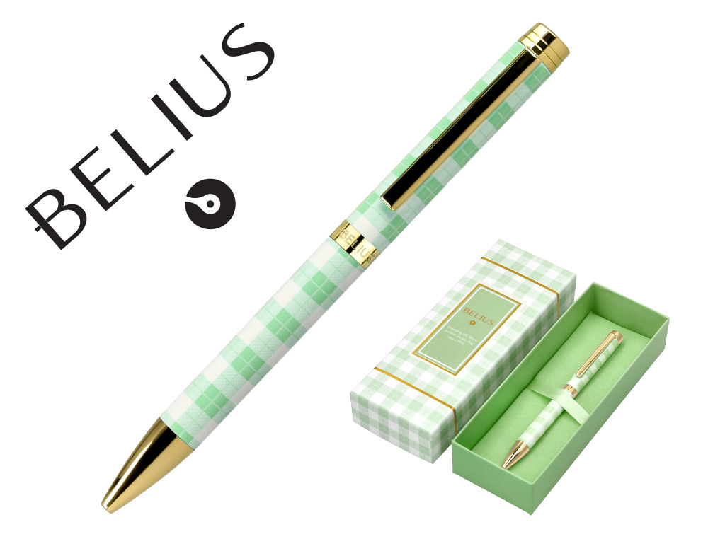 ROLLER BELIUS PICNIC ALUMINIO COR VERDE DOURADO TINTA COR PRETO CAIXA DE DESIGN