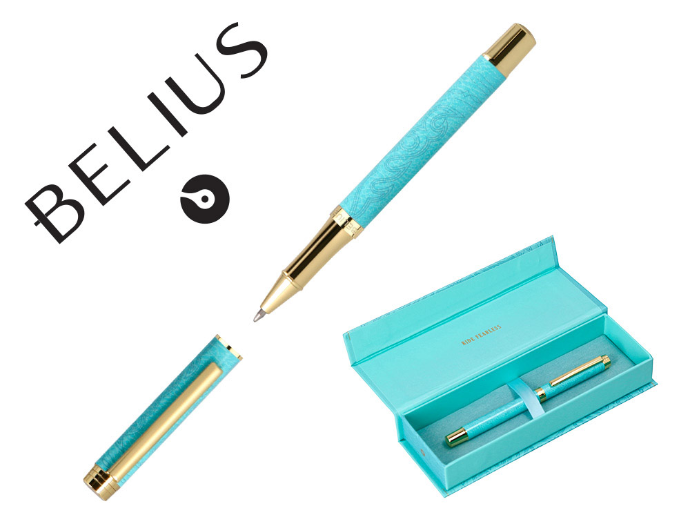 ROLLER BELIUS WILD WEST ALUMINIO COR BRANCO DOURADO TINTA COR PRETO CAIXA DE DESIGN
