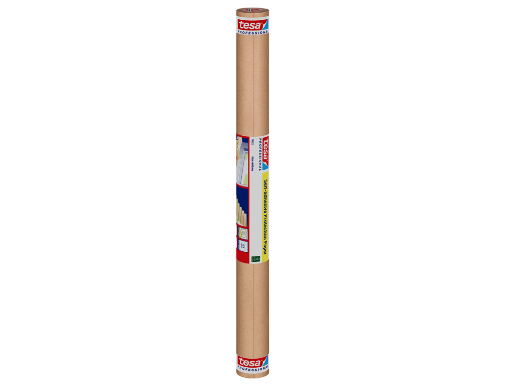 PAPEL DE PROTECCION AUTOADHESIVO TESA 100% RECICLADO FSC 10MT X 600MM