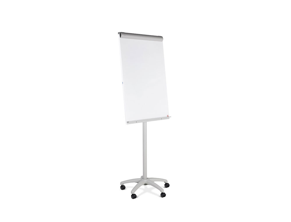 QUADRO BRANCO ROCADA PARA CONFERENCIAS METALICO MAGNETICO COM RODAS 68X104 CM