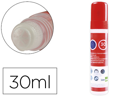 PEGAMENTO TRANSPARENTE LIDERPAPEL PARA PAPEL 30 ML