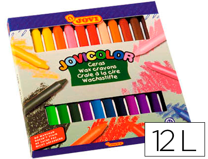 LAPIS CERA JOVICOLOR COM 12 LAPIS