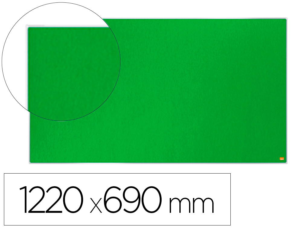 QUADRO DE AVISOS NOBO IMPRESSION PRO FELTRO VERDE FORMATO PANORAMICO 55