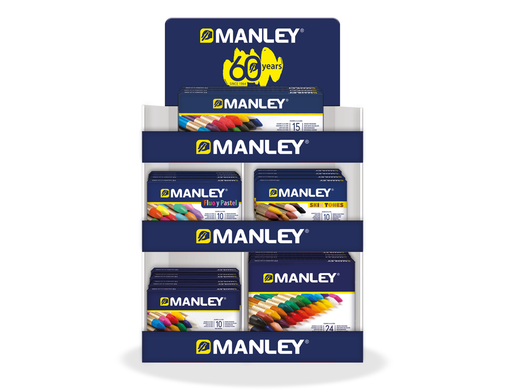 EXPOSITOR DE SECRETARIA LAPIS CERA MANLEY
