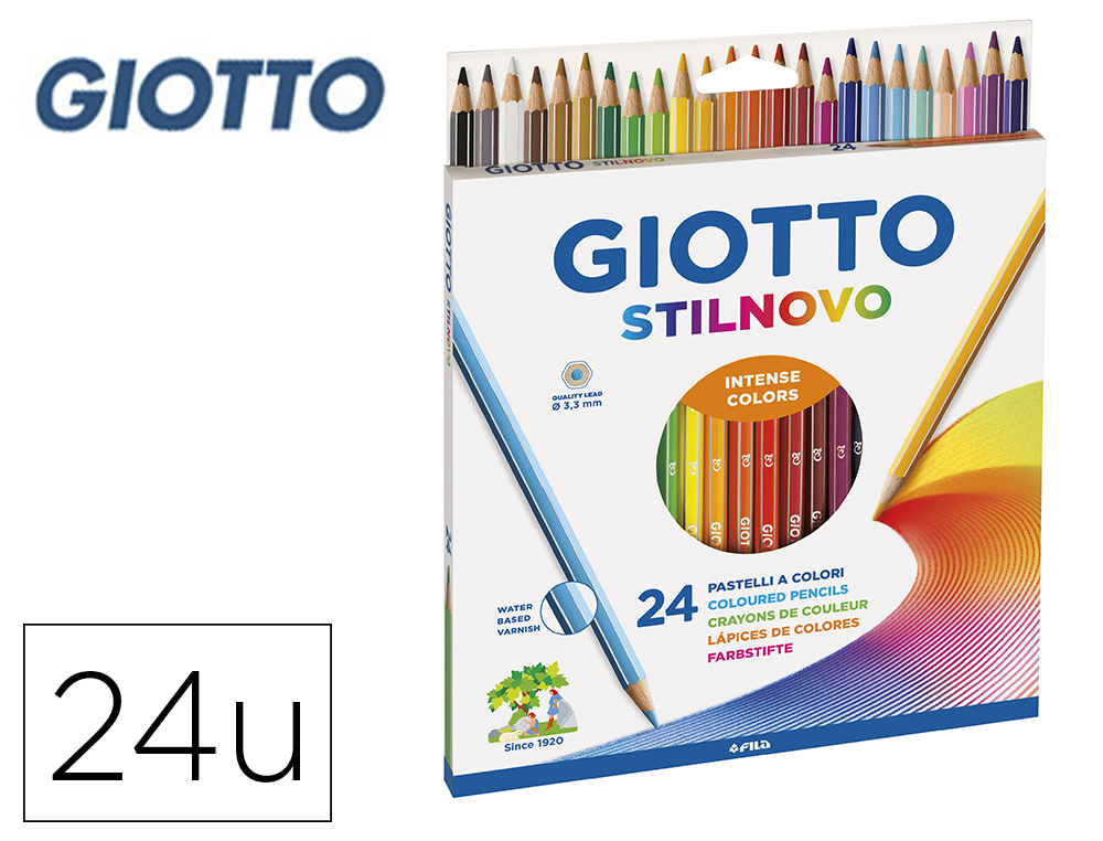 LAPIS DE COR GIOTTO STILNOVO 24 UNIDADES