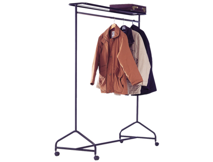 CABIDE DE VARAO SIE COM RODAS COM CAPACIDADE PARA 40 CRUZETAS 170 X 55 X 150 CM