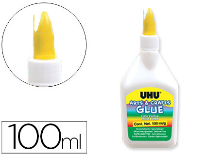 COLA BRANCA YOUNG CREATIV UHU ARTS &CRAFTS GLUE 100 ML
