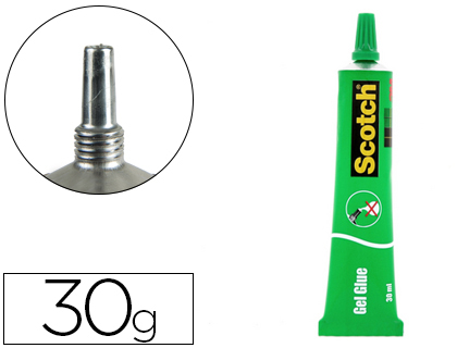 COLA SCOTCH GEL UNIVERSAL MULTIUSO TUBO DE 30 GR