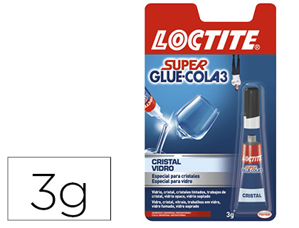 COLA LOCTITE 3 GR ORIGINAL ESPECIAL VIDRO