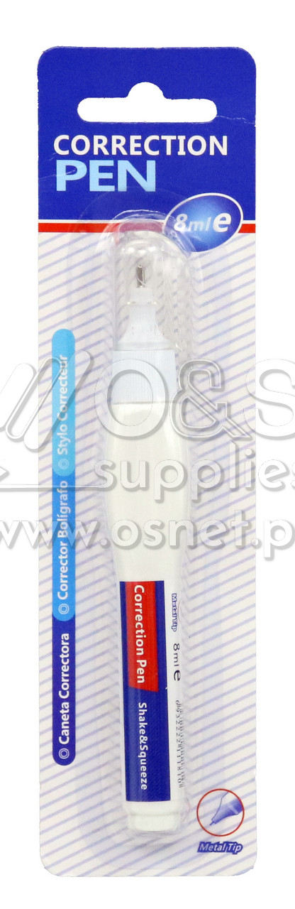 BL. C/1 CANETA CORRECTORA 8ML