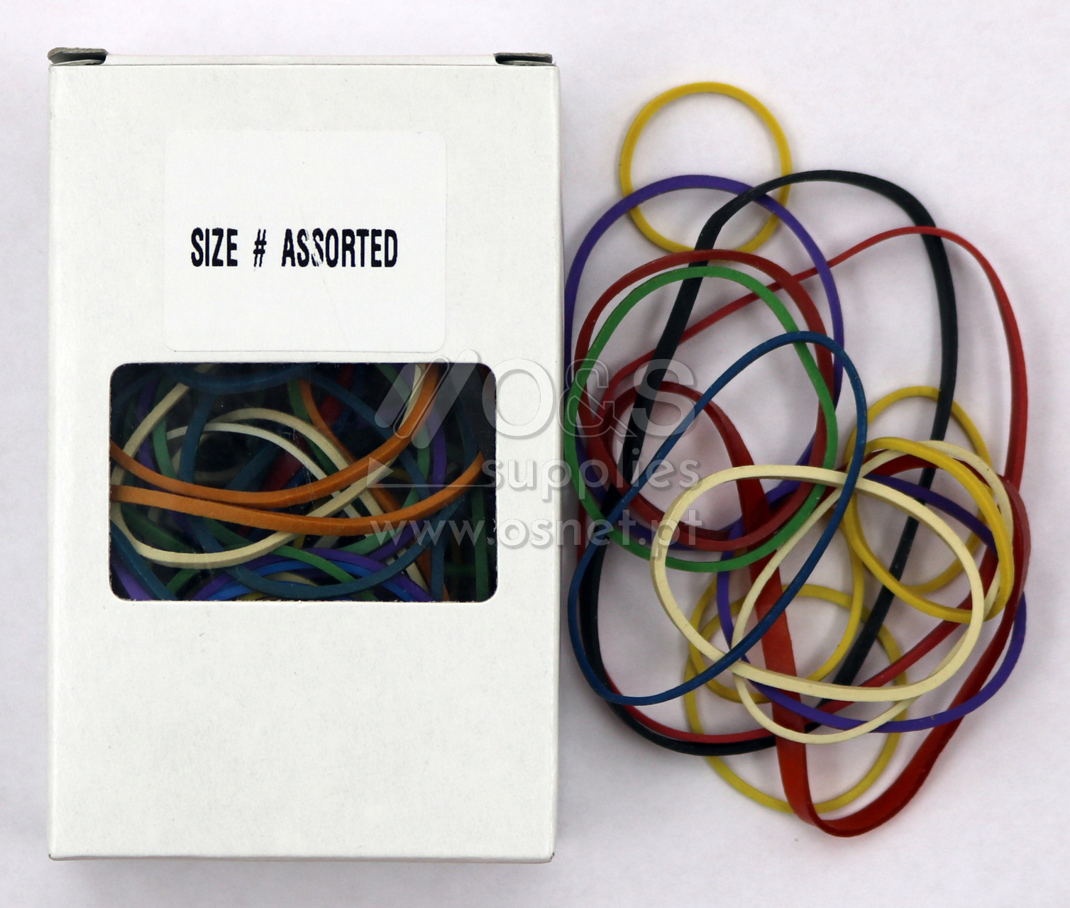 CX.ELASTICOS CORES SORTIDAS 25 GRS 3129